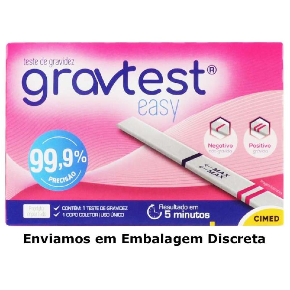 Gravtest Easy Teste De Gravidez Precisao Stillus Shop