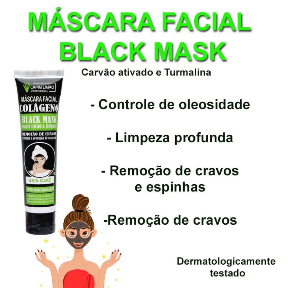 Mascara facial black capim limao 40g - Stillus Shop