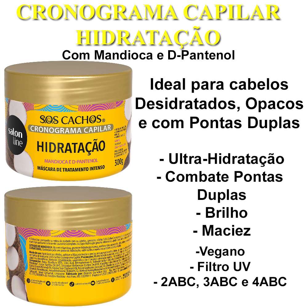 Kit Cronograma Capilar Cachos Hidratacao Nut Reconstrucao Stillus Shop